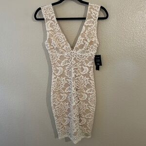Lulu’s White Lace Mini Dress